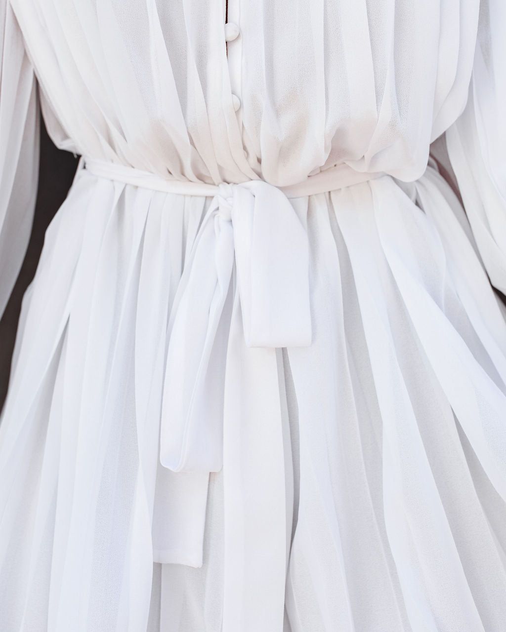 Found Love Pleated Romper - White - SALE sold by Vici product image thumbnail 4