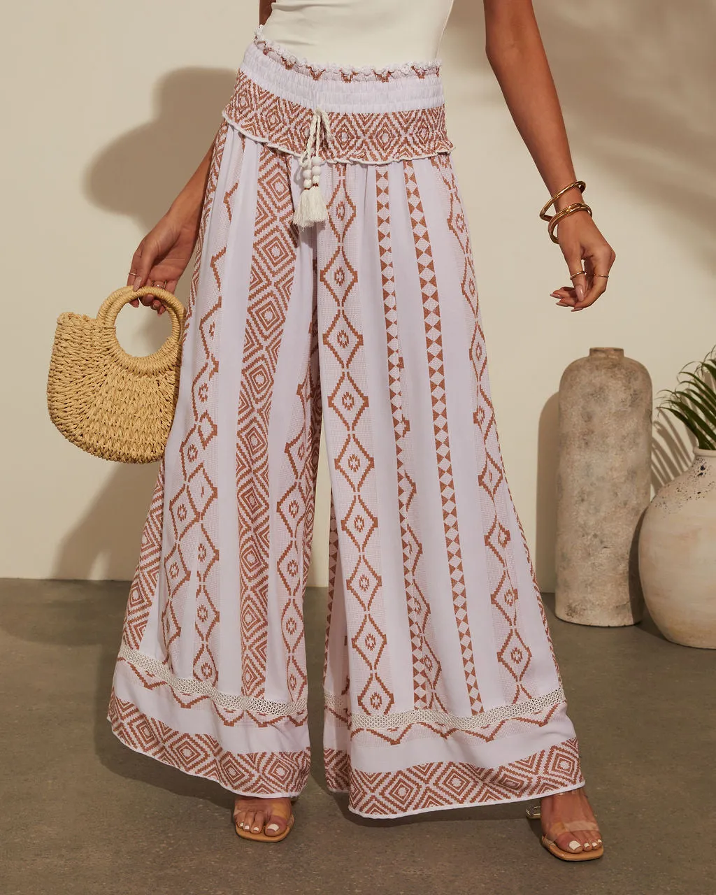 Maylah Printed Wide Leg Pants sold by Vici product image thumbnail 3
