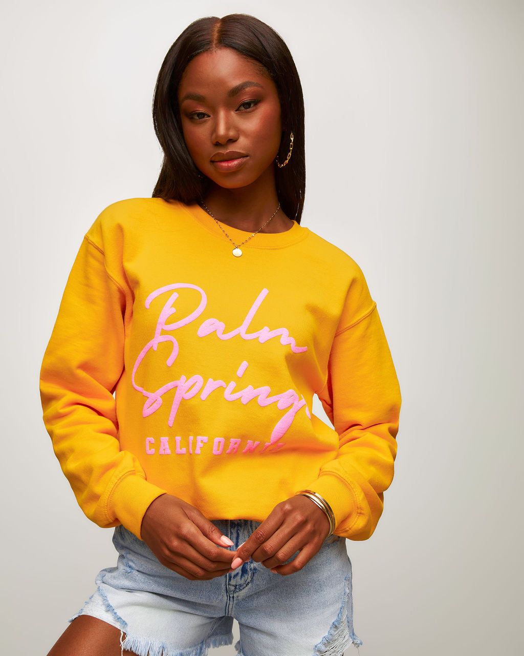 Palm Springs Cotton Blend Sweatshirt - SALE sold by Vici product image thumbnail 6
