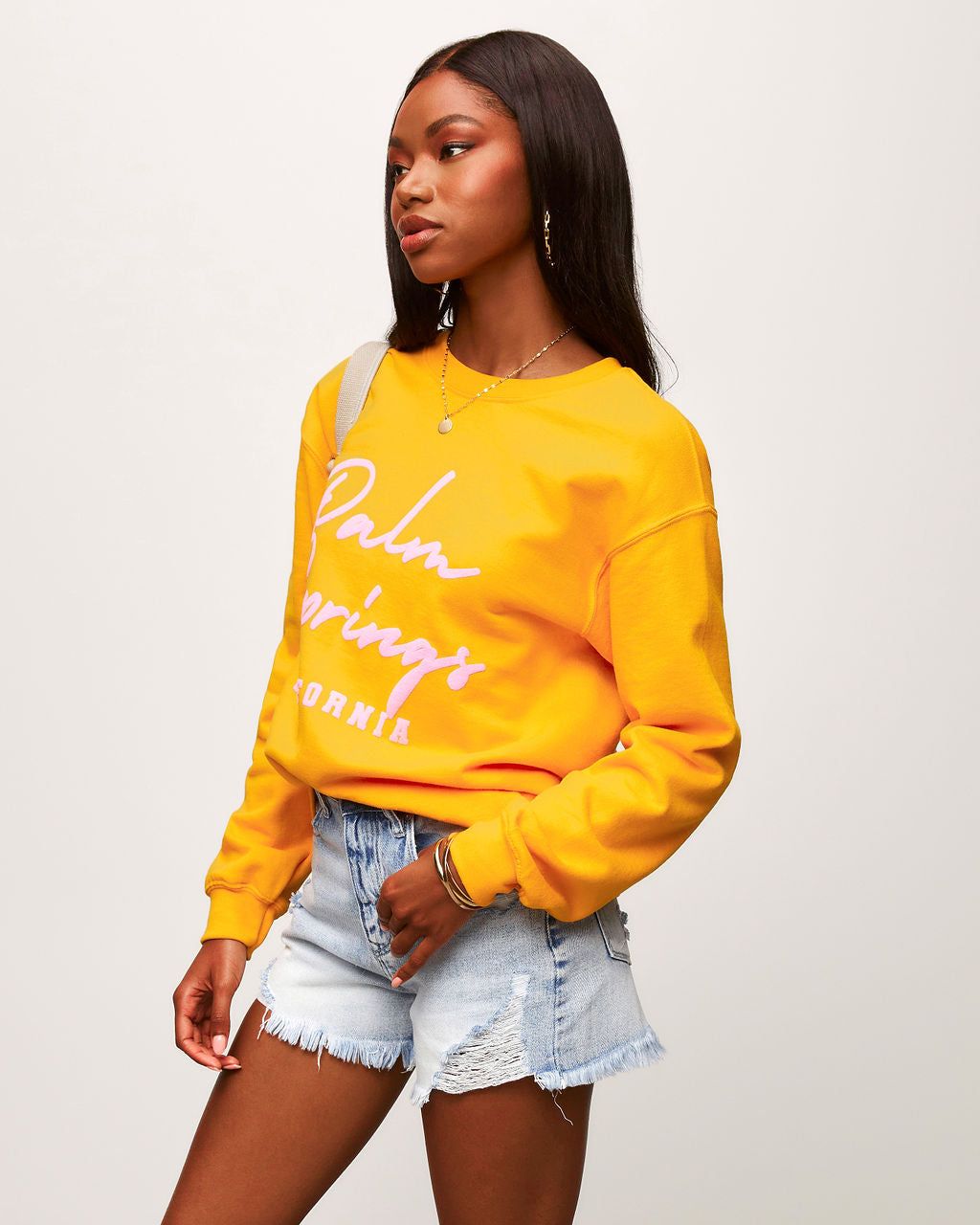 Palm Springs Cotton Blend Sweatshirt - SALE sold by Vici product image thumbnail 4