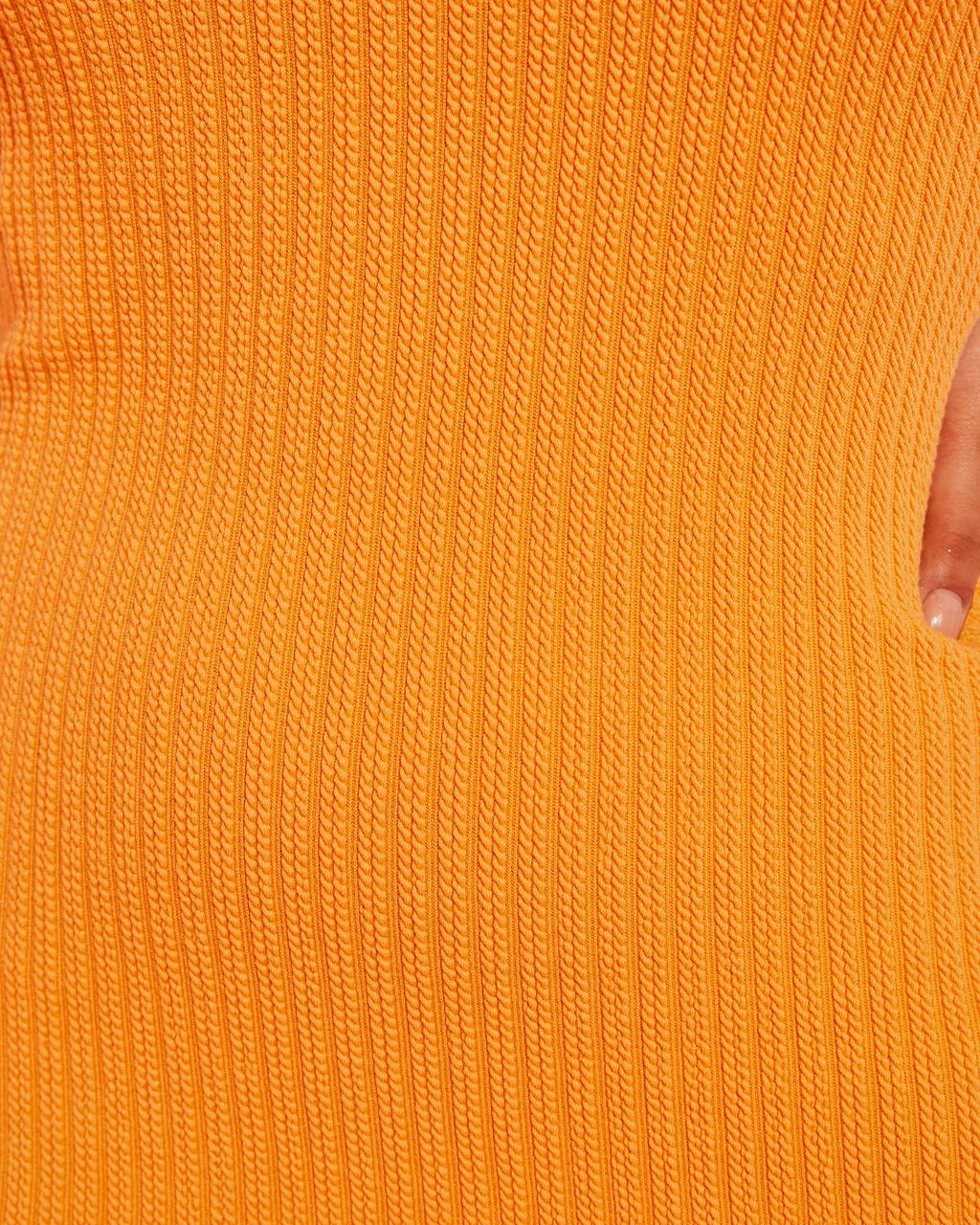 Gelato Cotton Knit Mini Dress - Orange - FINAL SALE sold by Vici product image thumbnail 3