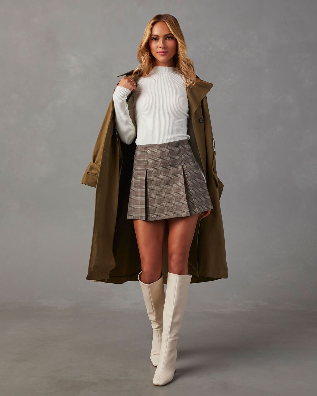 Tobey Ribbed Mock Neck Sweater sold by Vici product image thumbnail 5