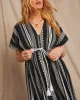 Arden Embroidered Cinched Waist Midi Dress sold by Vici