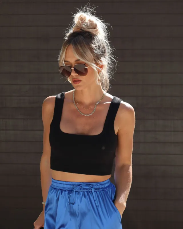 Something Great Knit Crop Tank made by Vici