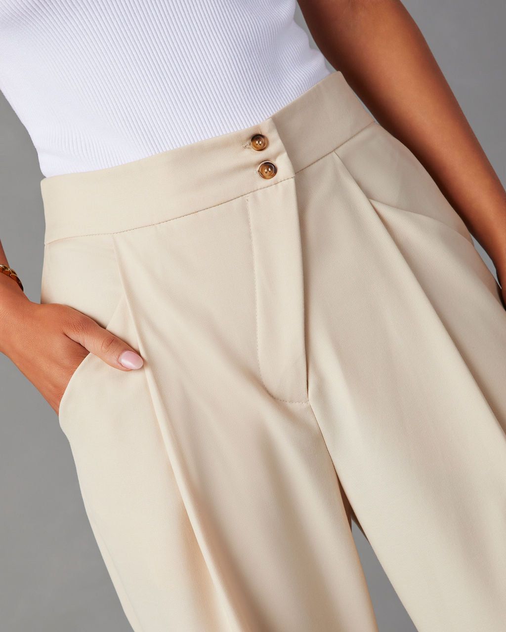 Summer Suiting Wide Leg Pants sold by Vici product image thumbnail 5