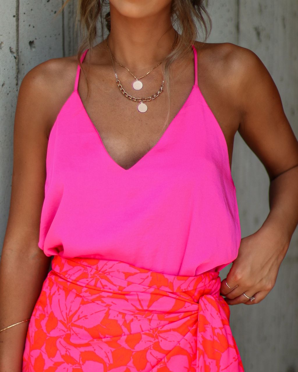 Candis Satin Cami Tank sold by Vici product image thumbnail 5