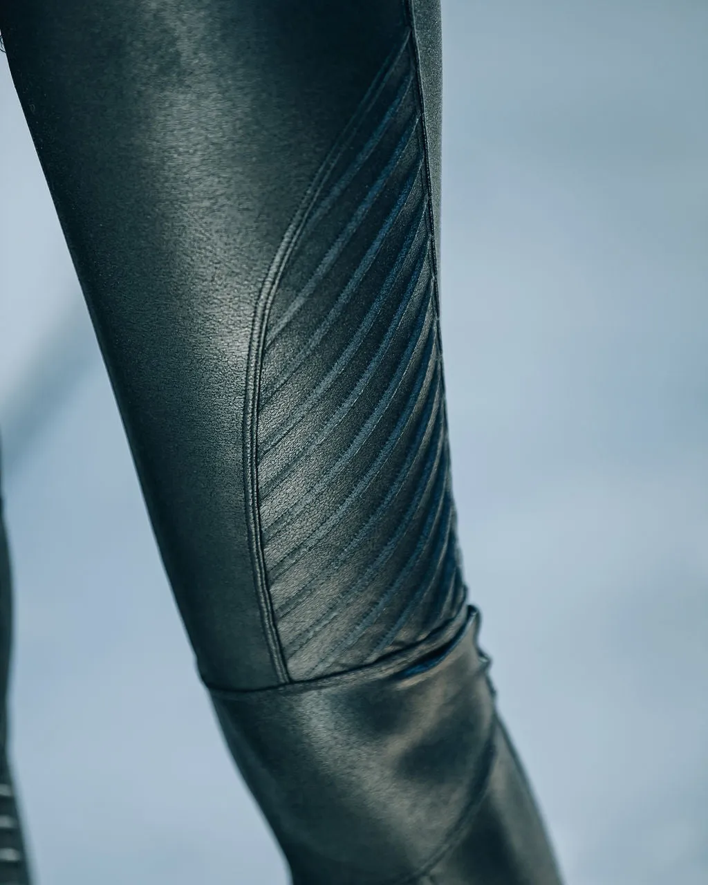 Spanx Faux Leather Moto Leggings sold by Vici product image thumbnail 4