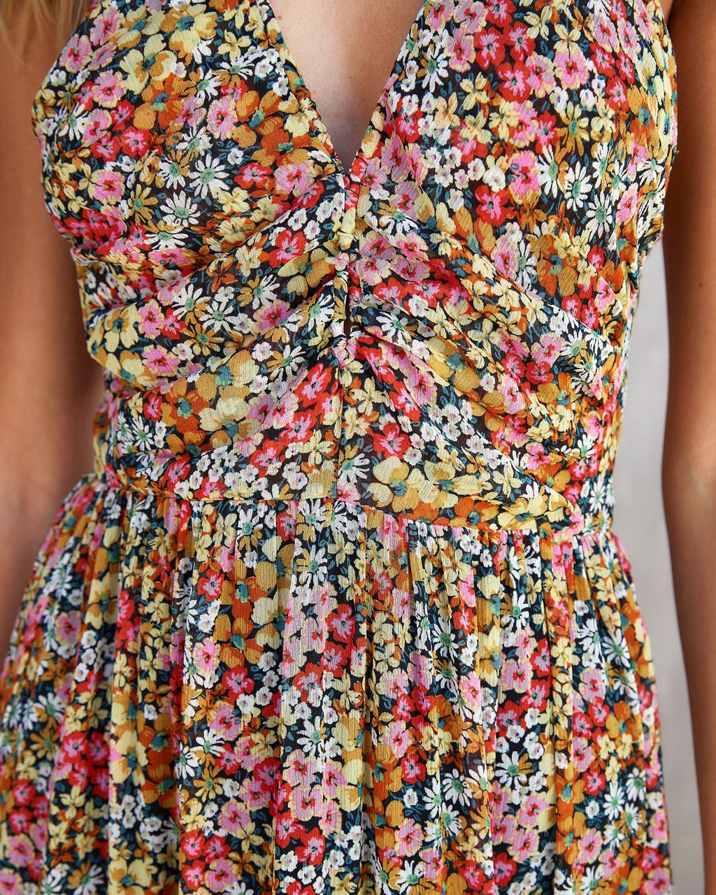 Bobby Floral Halter Midi Dress - SALE sold by Vici product image thumbnail 2