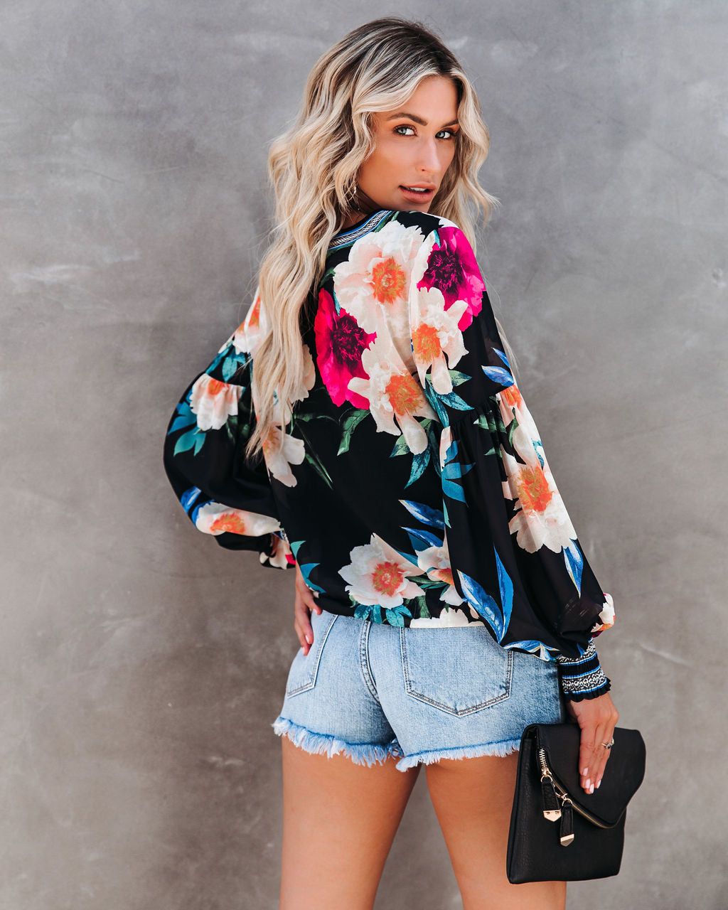 Ciao Bella Floral Printed Blouse - FINAL SALE sold by Vici product image thumbnail 2