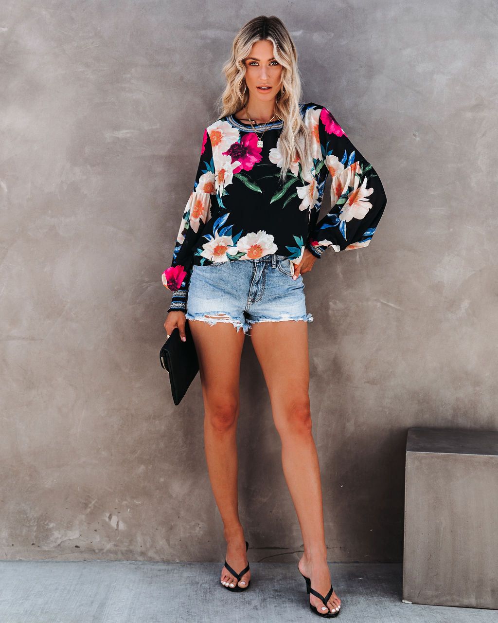 Ciao Bella Floral Printed Blouse - FINAL SALE sold by Vici product image thumbnail 8