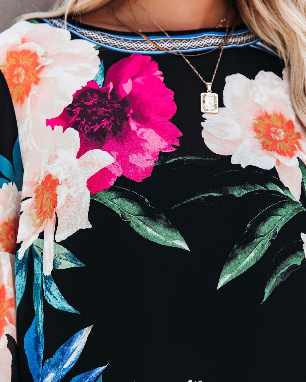 Ciao Bella Floral Printed Blouse - FINAL SALE sold by Vici product image thumbnail 4