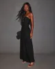 Kylan Linen Blend Belted Strapless Jumpsuit sold by Vici