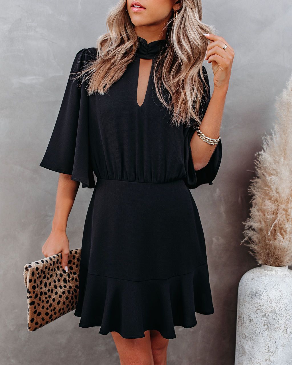 Fashion Forward Keyhole Dress - Black - FINAL SALE sold by Vici