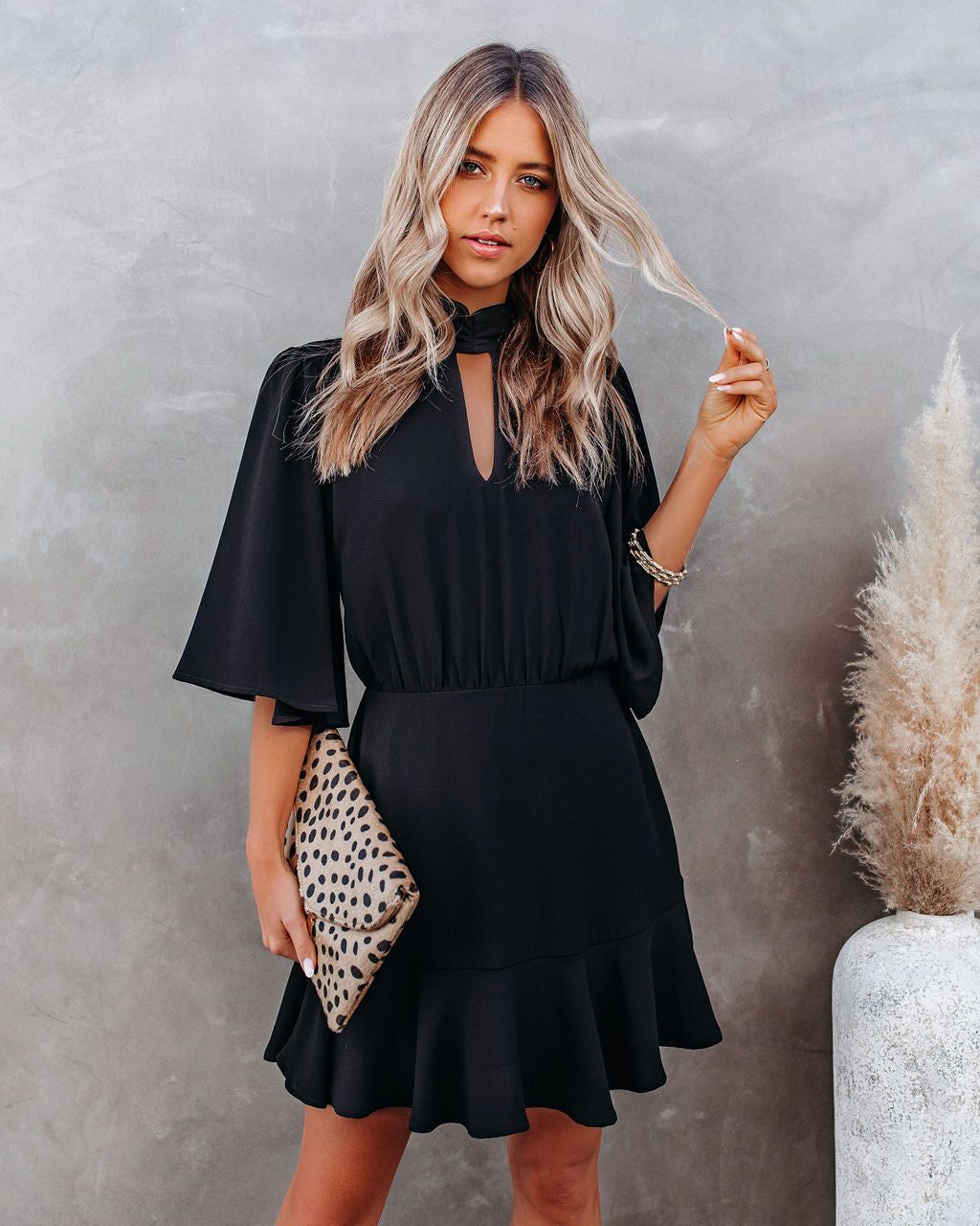 Fashion Forward Keyhole Dress - Black - FINAL SALE sold by Vici product image thumbnail 3