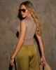 Dylan Cropped Mock Neck Top sold by Vici