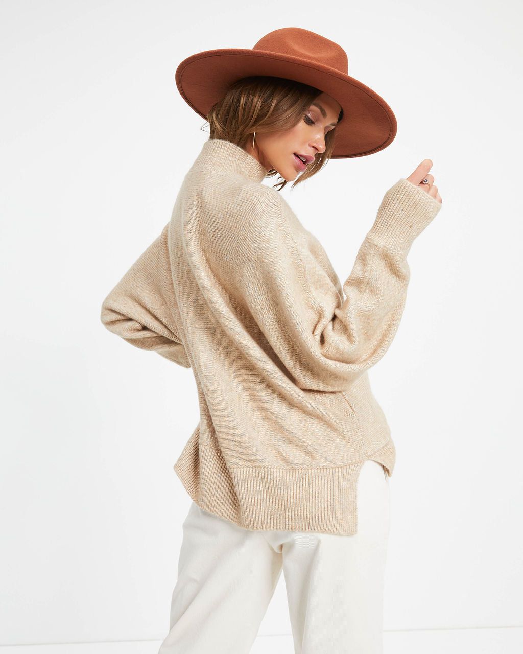 Susana Mock Neck Pullover Sweater sold by Vici product image thumbnail 4