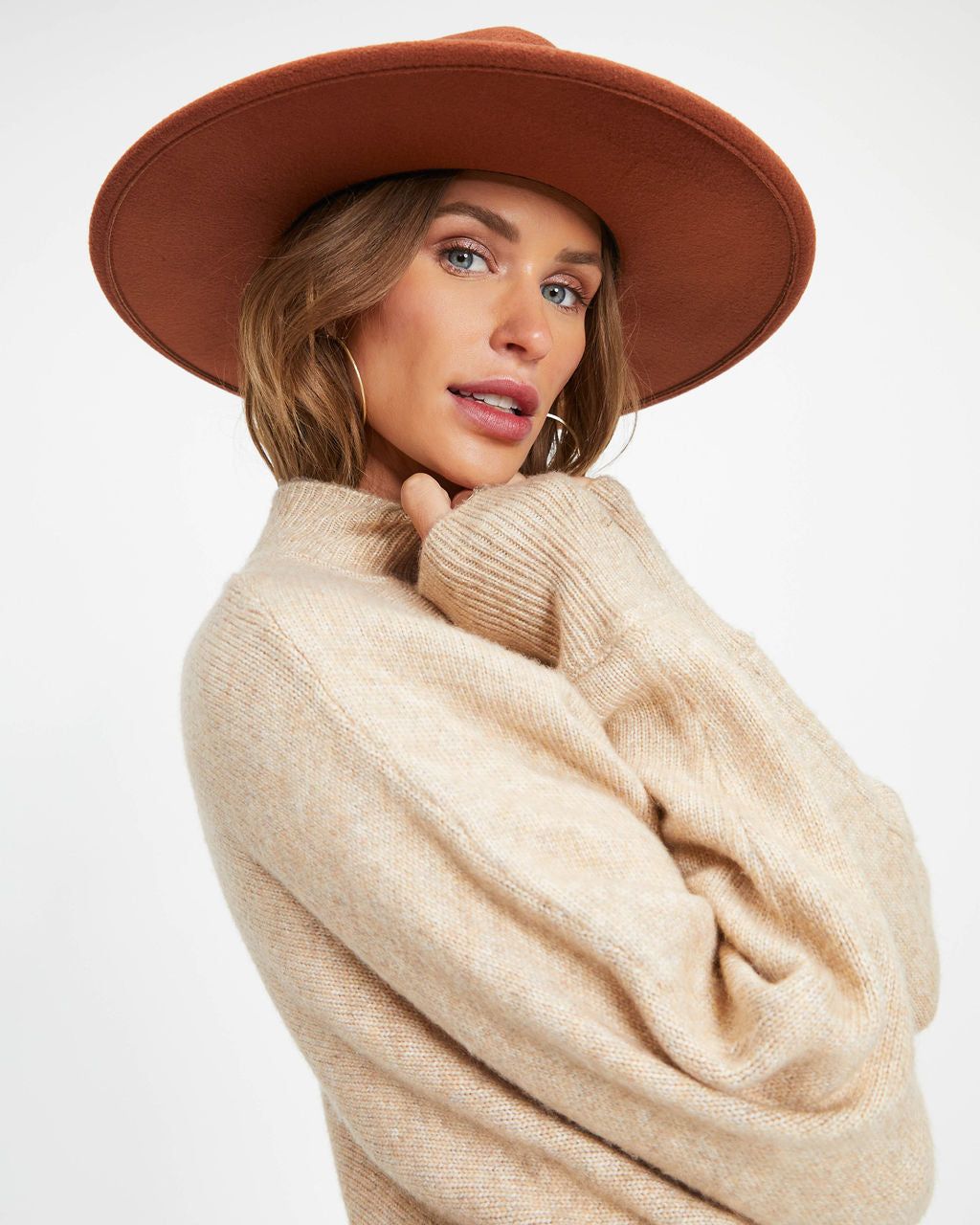 Susana Mock Neck Pullover Sweater sold by Vici product image thumbnail 2