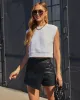 Clarke Sleeveless Sweatshirt Muscle Tee sold by Vici