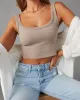 Energy Ribbed Knit Crop Tank sold by Vici