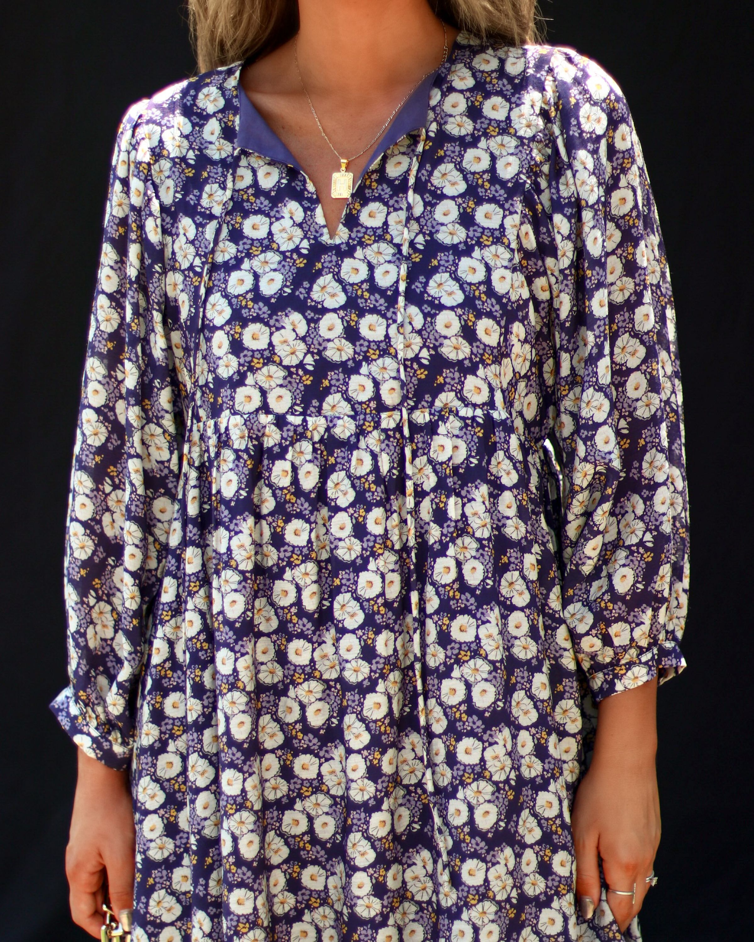 Marietta Babydoll Mini Dress - Purple - FINAL SALE sold by Vici product image thumbnail 5