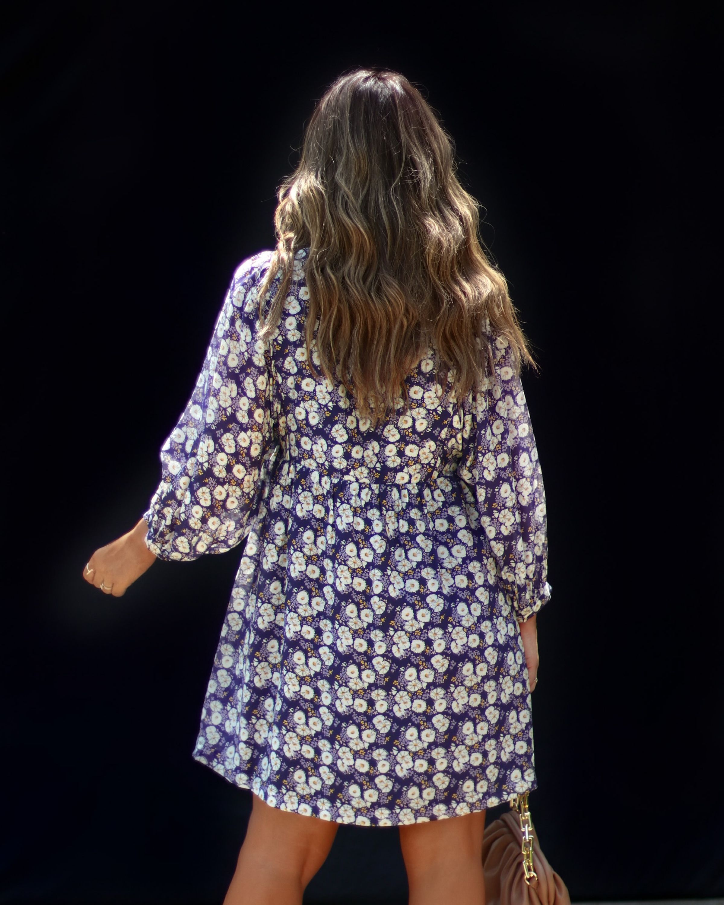 Marietta Babydoll Mini Dress - Purple - FINAL SALE sold by Vici product image thumbnail 4