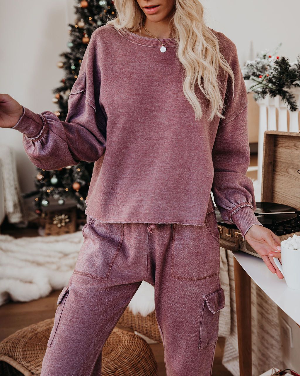 Fancy That Cotton Blend Balloon Sleeve Pullover - FINAL SALE sold by Vici product image thumbnail 8