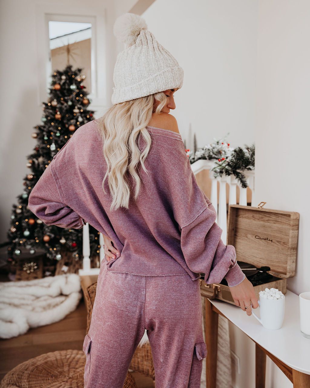 Fancy That Cotton Blend Balloon Sleeve Pullover - FINAL SALE sold by Vici product image thumbnail 2