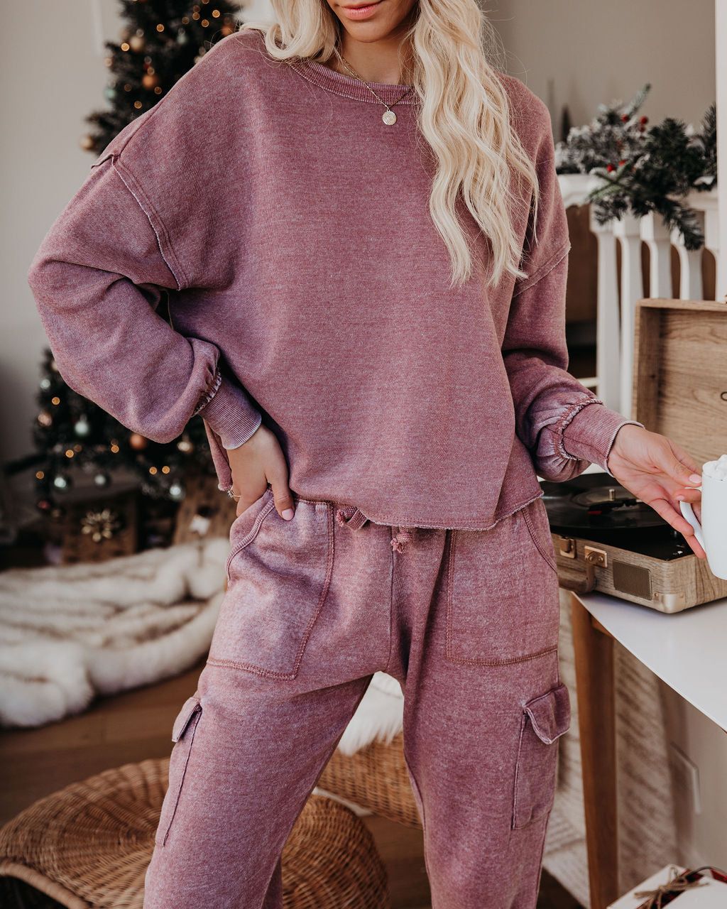 Fancy That Cotton Blend Balloon Sleeve Pullover - FINAL SALE sold by Vici product image thumbnail 5