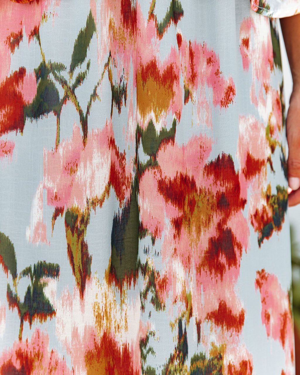 Russell Floral Ruffle Tiered Maxi Dress - FINAL SALE sold by Vici product image thumbnail 4