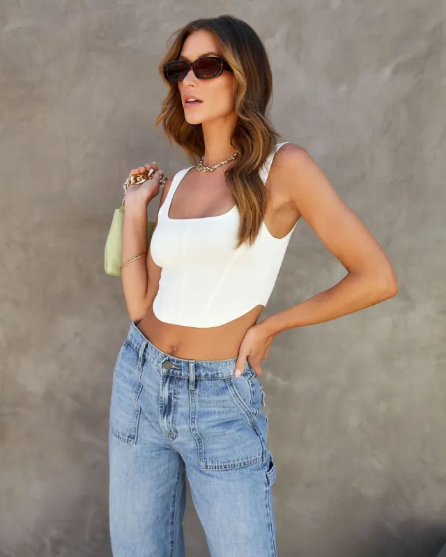 Maurice Knit Corset Top sold by Vici