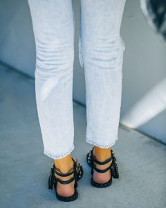 Bina Studded Strappy Sandal - Black - FINAL SALE sold by Vici