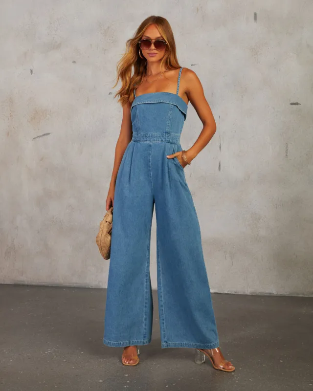 2nd Ave Denim Jumpsuit sold by Vici
