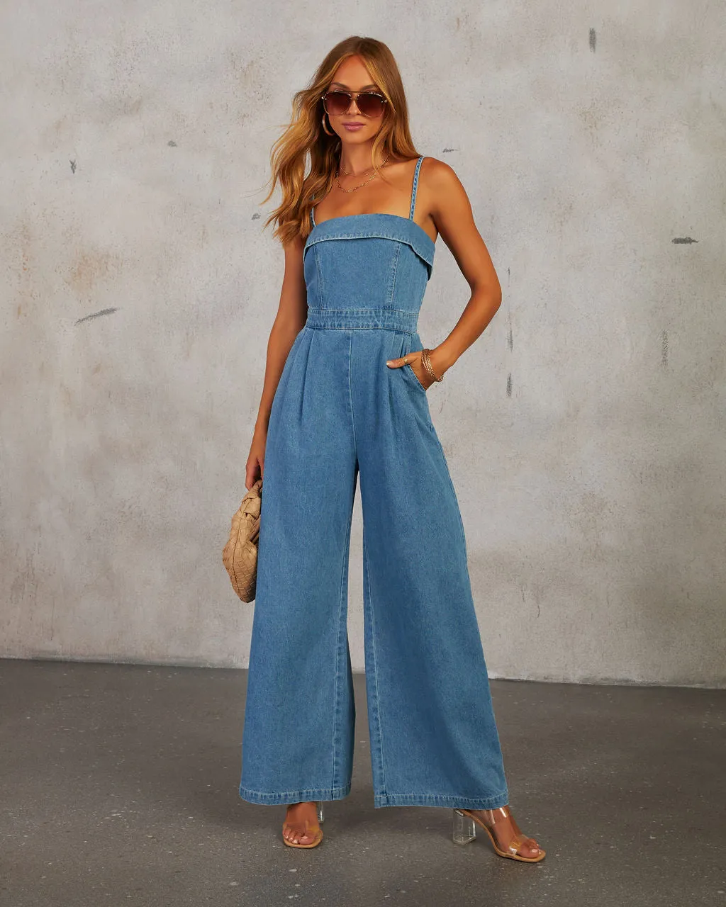 2nd Ave Denim Jumpsuit sold by Vici
