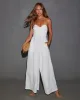 Casey Poplin Tie Waist Wide Leg Jumpsuit sold by Vici