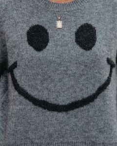 Beautiful Smile Knit Sweater - Grey - FINAL SALE sold by Vici