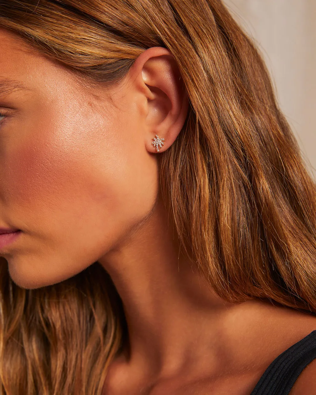 Pretty Palm Studs sold by Vici