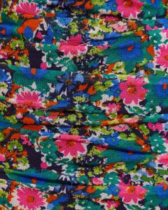 Catch The Bouquet Floral Halter Midi Dress - Blue/Multi - SALE sold by Vici