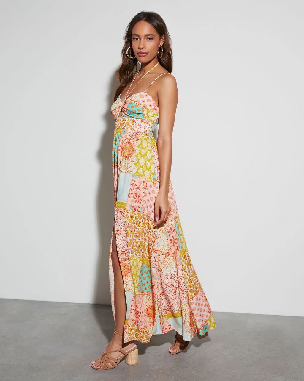 Tropical Tango Sweetheart Maxi Dress sold by Vici product image thumbnail 4