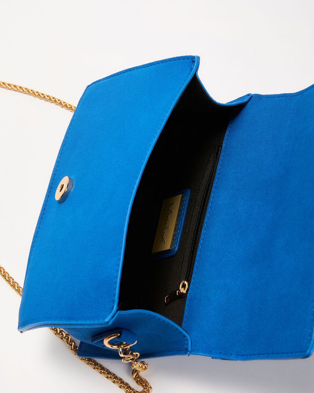Maura Suede Crossbody Bag - Blue sold by Vici product image thumbnail 2