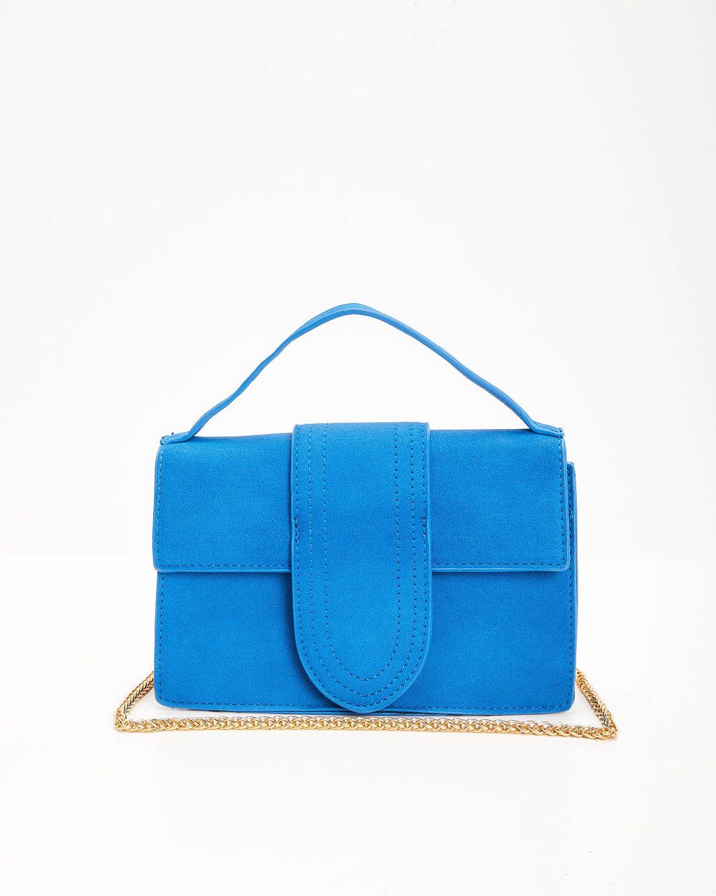 Maura Suede Crossbody Bag - Blue sold by Vici product image thumbnail 3