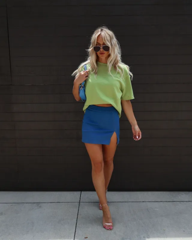 Scout Cotton T-Shirt - Bright Olive - SALE sold by Vici