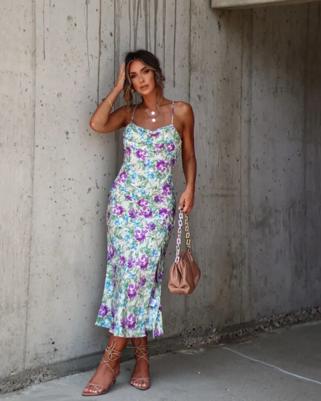 Bellerose Floral Slip Midi Dress sold by Vici