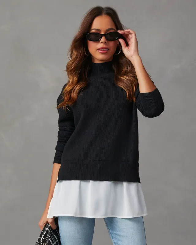 Blaine Sweater - Black sold by Vici