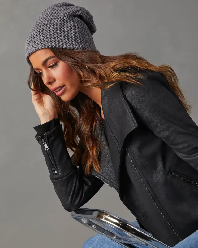Cloud Beanie - Heather Grey sold by Vici