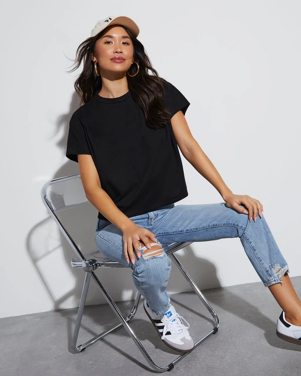 Tomboy Relaxed Basic Tee sold by Vici product image thumbnail 2
