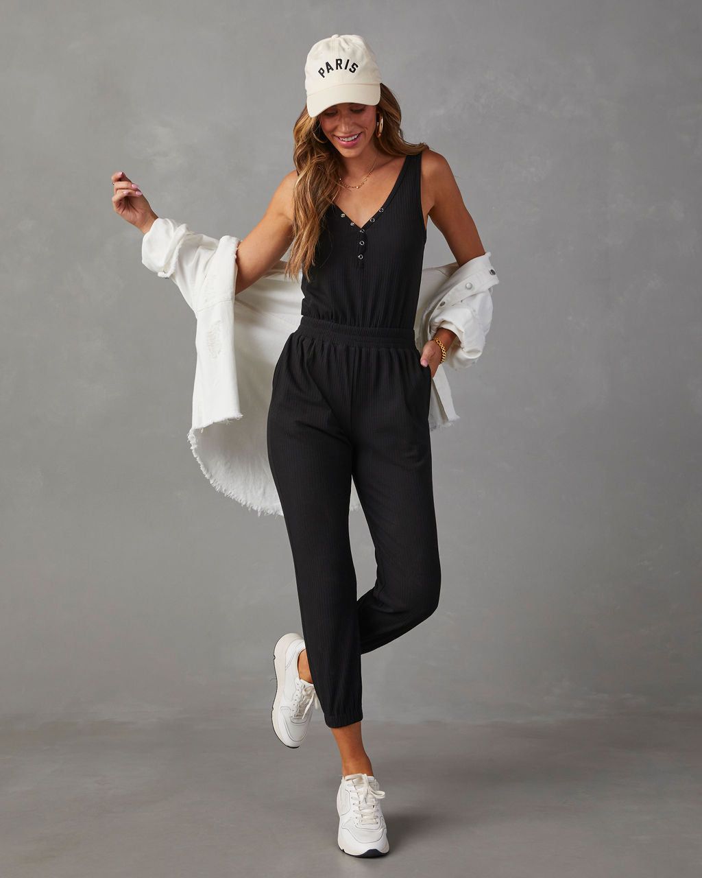 Mcgraw Pocketed Jumpsuit sold by Vici product image thumbnail 3