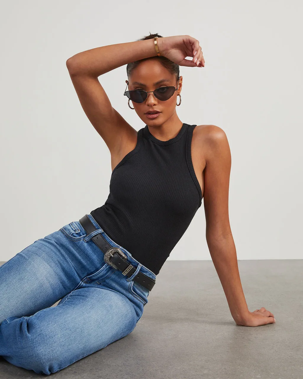 Evelyn Sleeveless Crop Top sold by Vici product image thumbnail 2