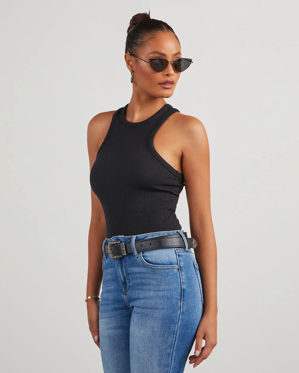 Evelyn Sleeveless Crop Top sold by Vici product image thumbnail 5