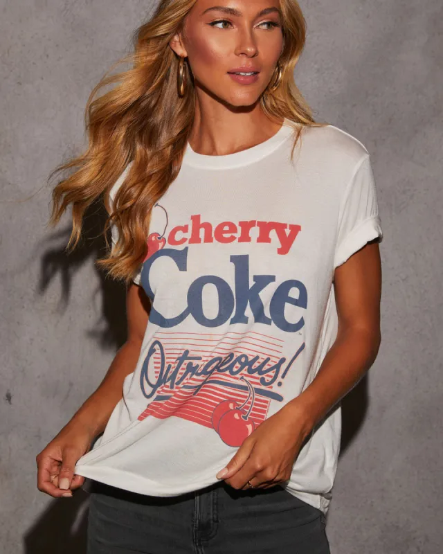 Cherry Coke Short Sleeve Graphic Tee sold by Vici