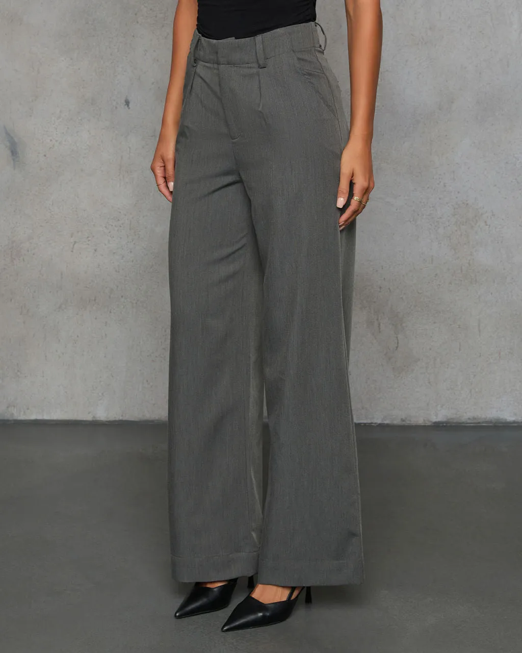 Wanderer Views High Rise Wide Leg Trouser sold by Vici product image thumbnail 3